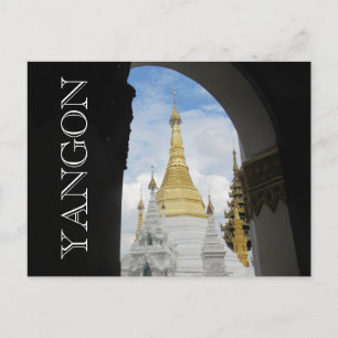 shwedagon golden arch postcard