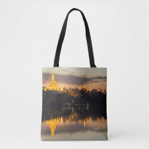Shwedagon Pagoda, Myanmar, Yangon Tote Bag
