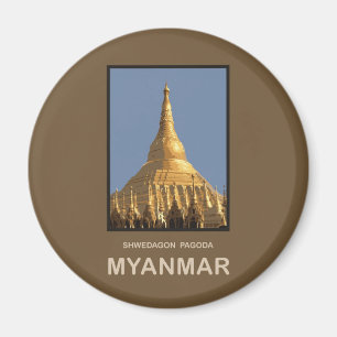 Shwedagon Pagoda Yangon Myanmar Magnet