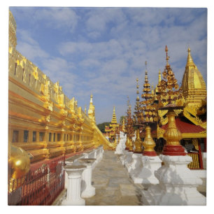 Shwezigon Pagoda complex in Bagan (Pagan), Tile