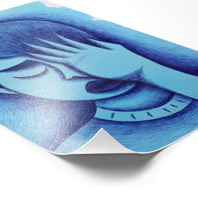 Shy boy photo print (Corner)