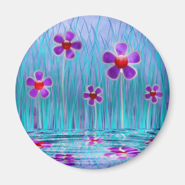 Shy Daisies Magnet (Front)