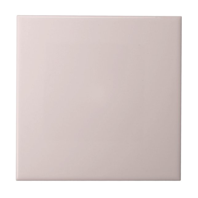 Shy Demure Pink Square Kitchen and Bathroom Tile (Front)