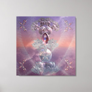 Shy Fairy Queen Canvas Print