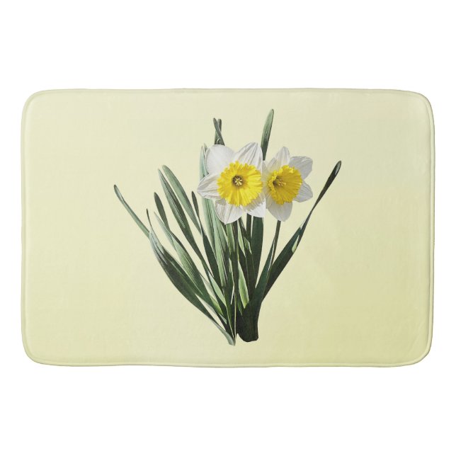 Shy Little Daffodil Bath Mat (Front)