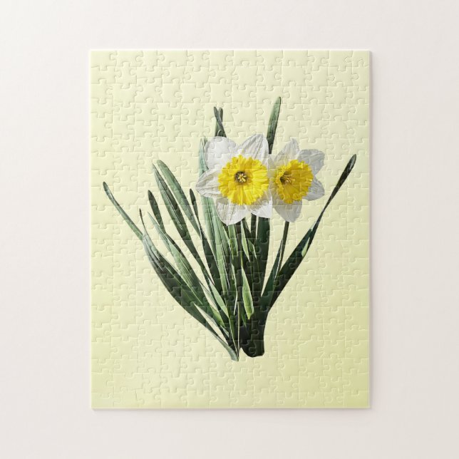 Shy Little Daffodil Jigsaw Puzzle (Vertical)