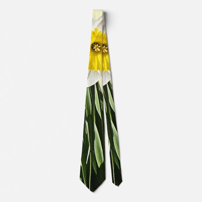 Shy Little Daffodil Tie (Front)