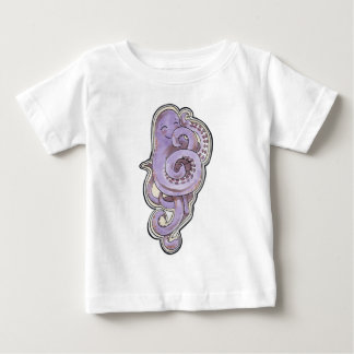 Shy Octopus Baby T-Shirt