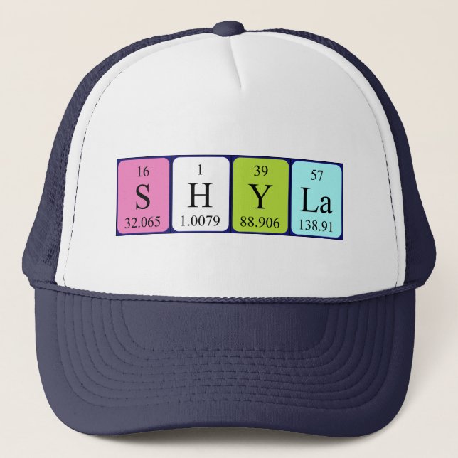 Shyla periodic table name hat (Front)