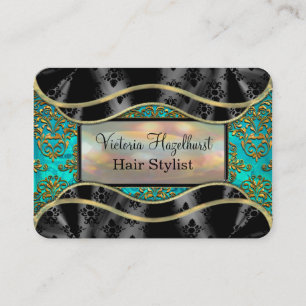 Shyvee Damask Elegant Professional Business Card