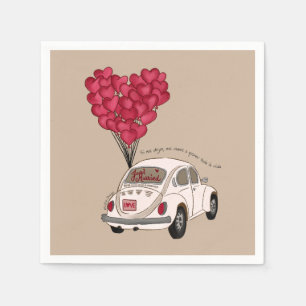Si Nos Dejan Just Married Napkin