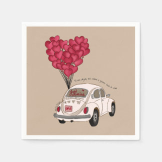 Si Nos Dejan | Just Married Napkin