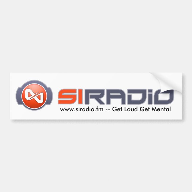 SI Radio Logo Bumpersticker Bumper Sticker (Front)