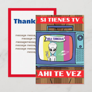 si tienes tv ahi te vez drawstring bag thank you card