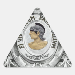 SI VIS PACEM PARA BELLUM TRIANGLE STICKER