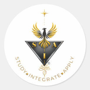 SIA Educational Classic Round Sticker