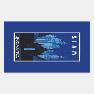 Siam Rectangular Sticker