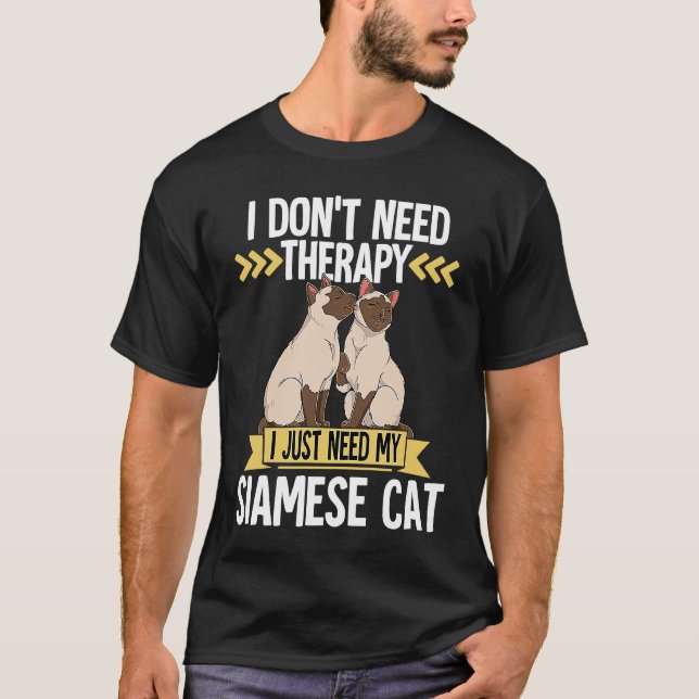 Siamese Cat  3 T-Shirt (Front)