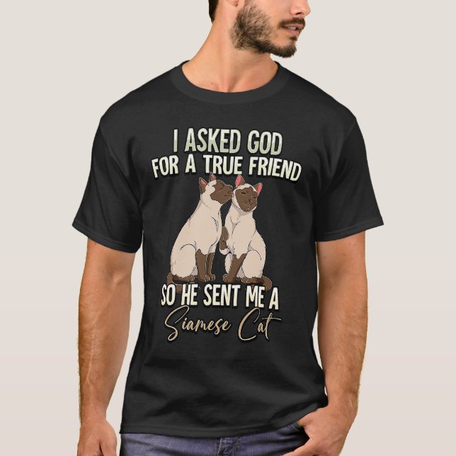 Siamese Cat  6 T-Shirt (Front)
