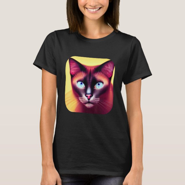 Siamese cat 8 T-Shirt (Front)