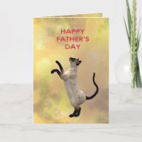 Siamese cat and Father's day