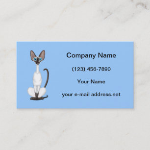Siamese Cat Business Card