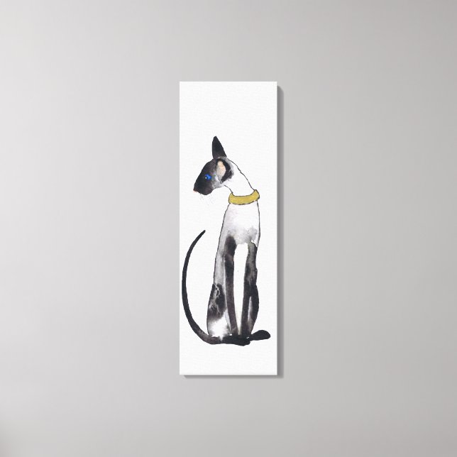 SIAMESE CAT CANVAS PRINT (Front)