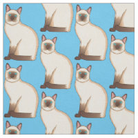 Siamese cat cartoon illustration