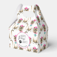 Siamese Cat Christmas Favour Box