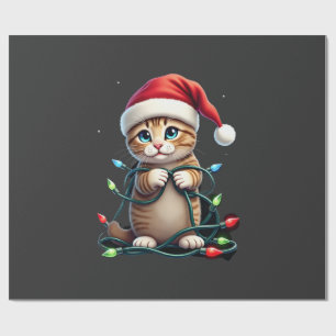 Siamese Cat Christmas V-Neck (3) Wrapping Paper