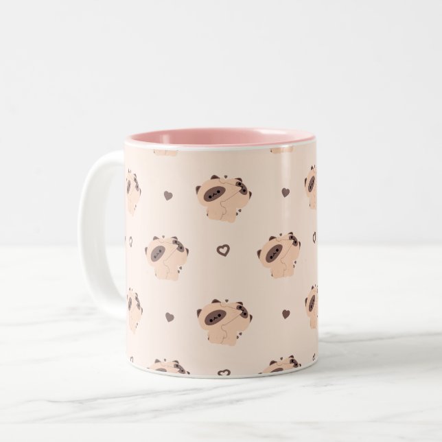 Siamese Cat Couple Mug (Front Left)