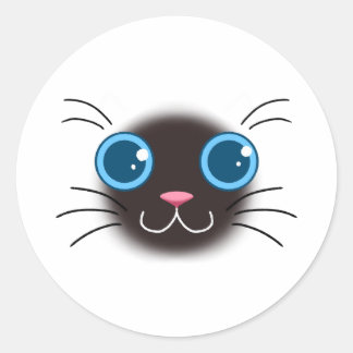 Siamese Cat Cute Sticker