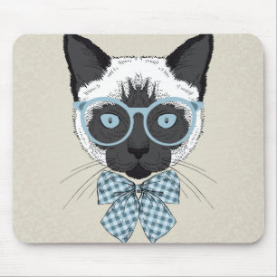 Siamese Cat Fashion Smart Mouse Pad