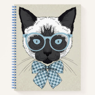 Siamese Cat Fashion Smart Notebook