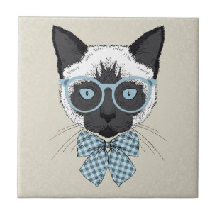 Siamese Cat Fashion Smart Tile