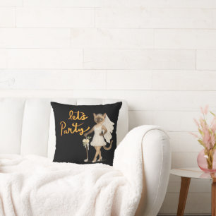 Siamese Cat for bridal shower golfer Cushion