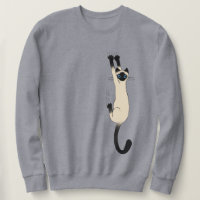 Siamese Cat Hanging On | Funny Cat