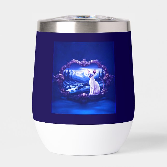 Siamese Cat In Scenic Frame (Front)