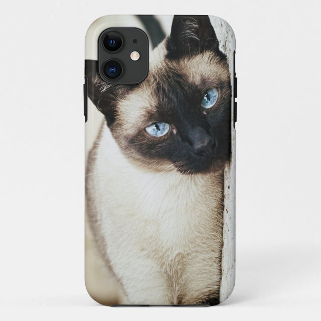 siamese cat iphone case (Back)