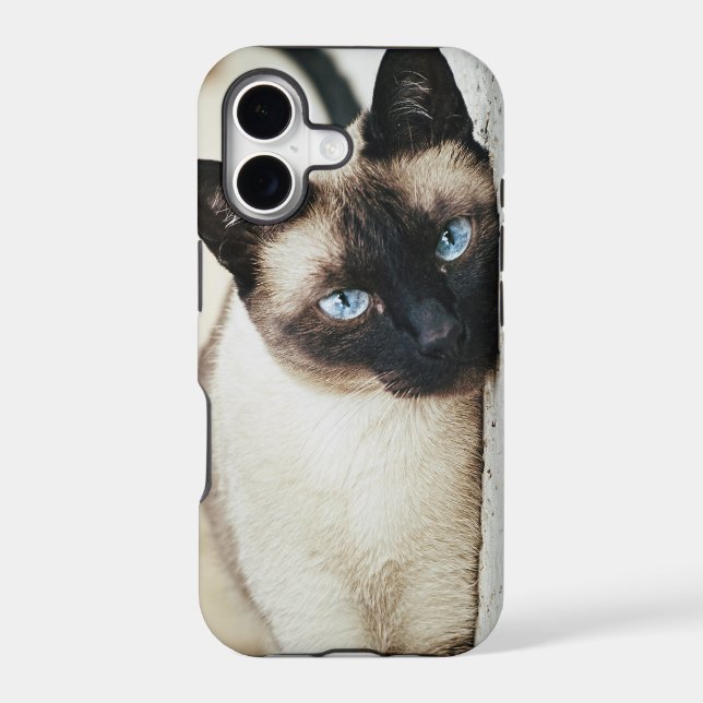 siamese cat iphone case (Back)