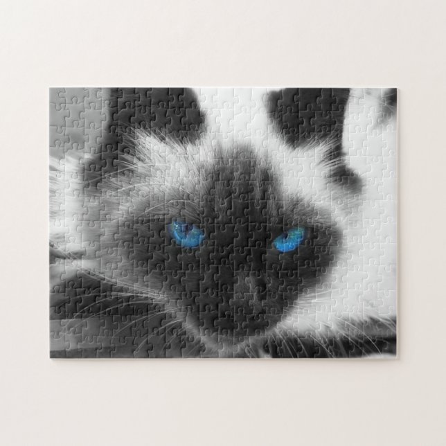 Siamese Cat Jigsaw Puzzle (Horizontal)