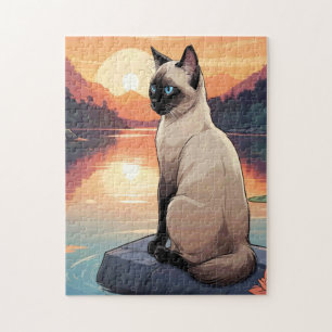 Siamese Cat Jigsaw Puzzle