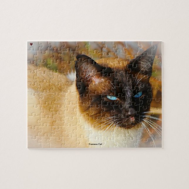 Siamese Cat Jigsaw Puzzle (Horizontal)