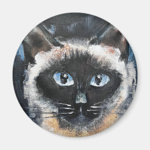 Siamese cat magnet