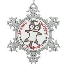 Siamese Cat Merry Christmas