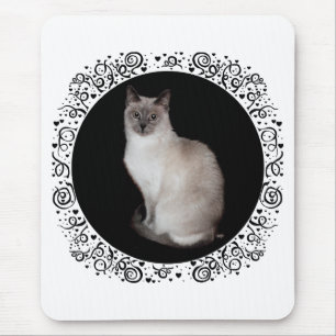 Siamese Cat Mouse Pad