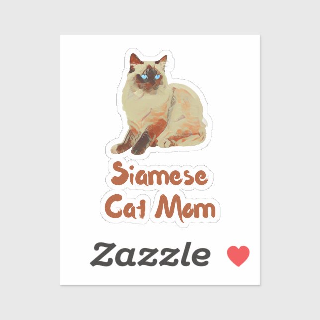 Siamese Cat Mum (Sheet)
