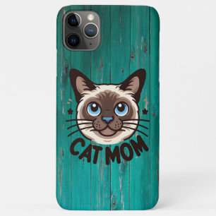 Siamese Cat Mum Mothers day Gift for Feline Lovers Case-Mate iPhone Case