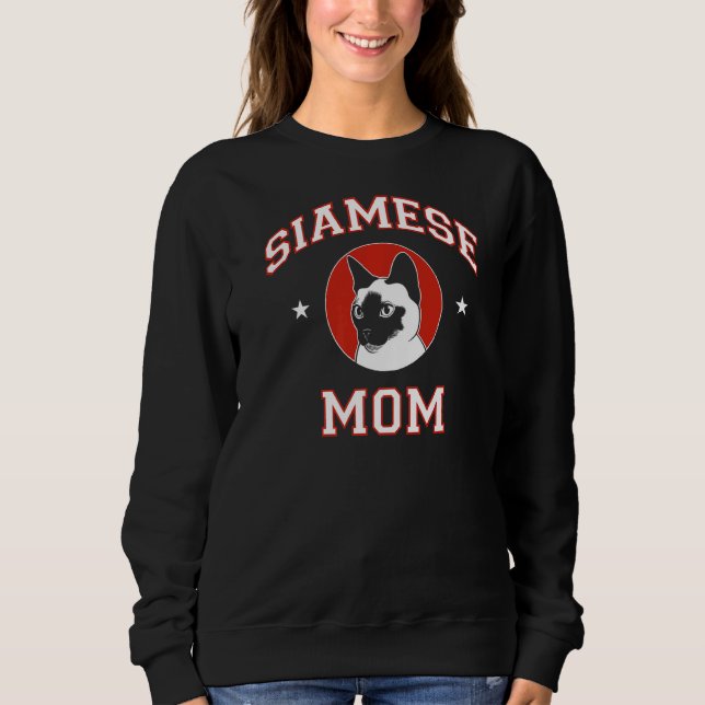 Siamese Cat Mum Sweatshirt (Front)