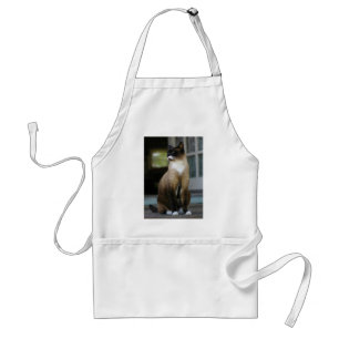 Siamese Cat on the Porch Standard Apron